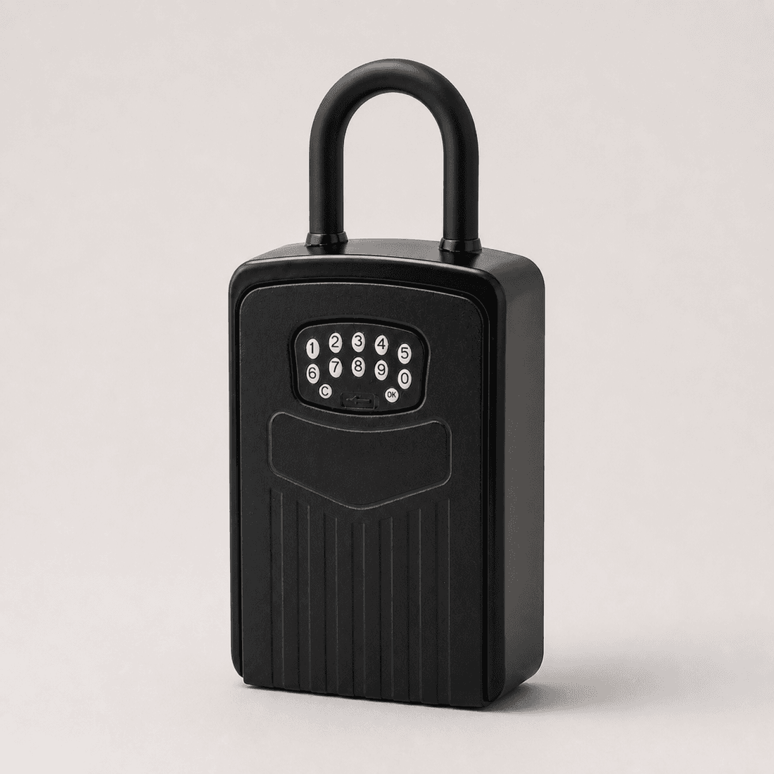 AIgentLock lockbox shown at an angle