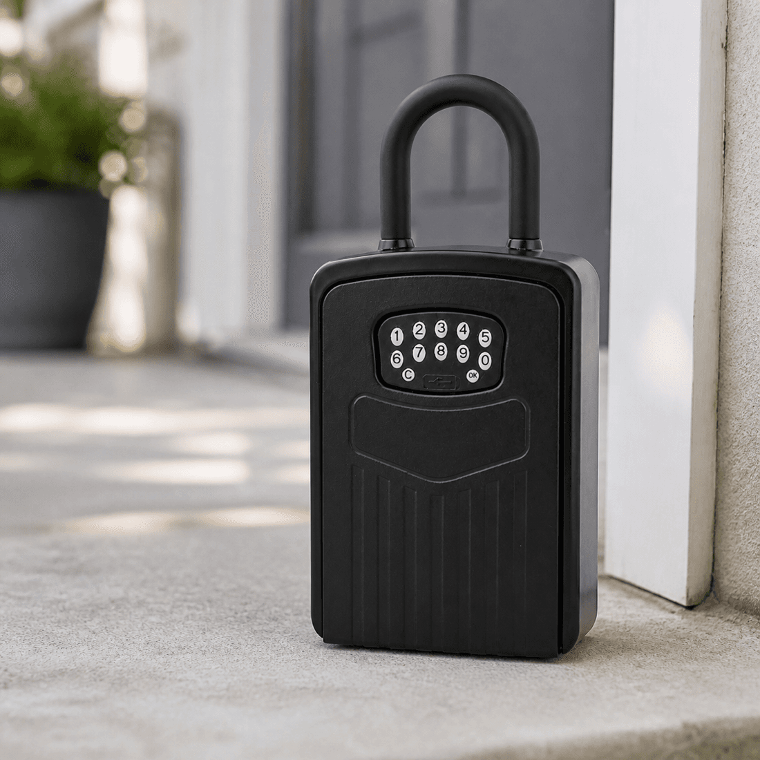 Entering a temporary access code on AIgentLock
